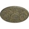 Ekena Millwork Versailles Ceiling Medallion (Fits Canopies up to 3 1/4"), 33"OD x 1 3/4"P, Witch Hazel Crackle CM33VEWHC - alternate 4